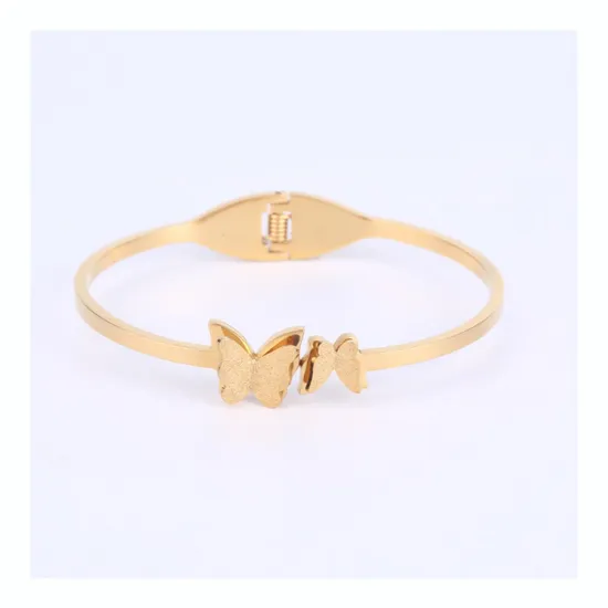 Wholesale Stainless Steel Ins Rose Gold Simple Gold