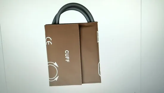 Medical Adult Single Hose Blood Pressure Pediatric Reusable NIBP Cuff with PU Leather 