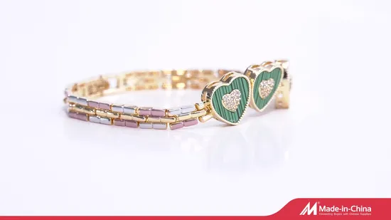 Wholesales Fashion Design Charms Gold Filled Bangle for Girls 